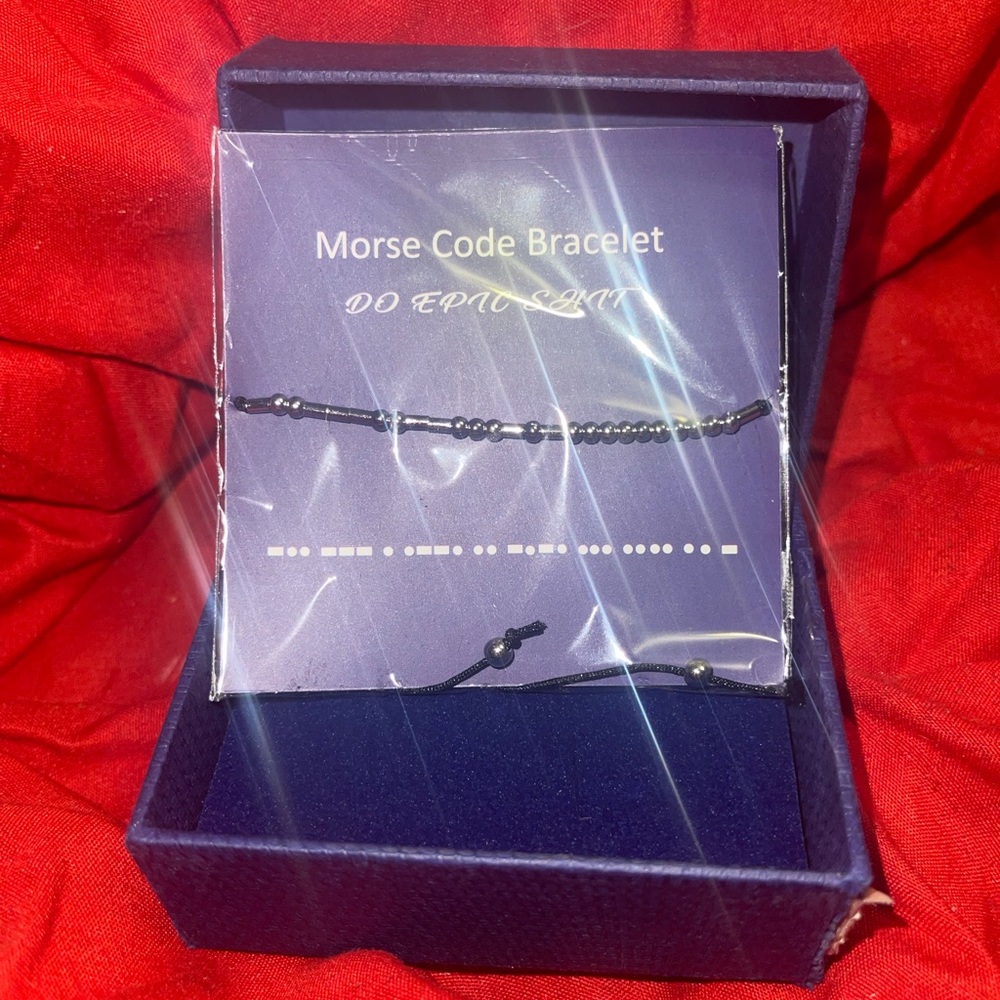 Morse Code Bracelet "Do Epic Sh*t"